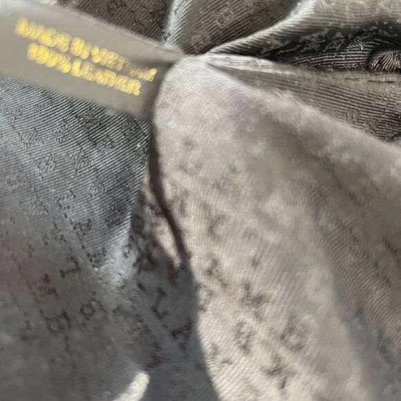 L.A.M.B By Gwen Stefani Black Soft Leather Satchel Shoulder silver tone hardware - Picture 15 of 16